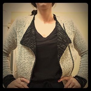 Grey and black jacket